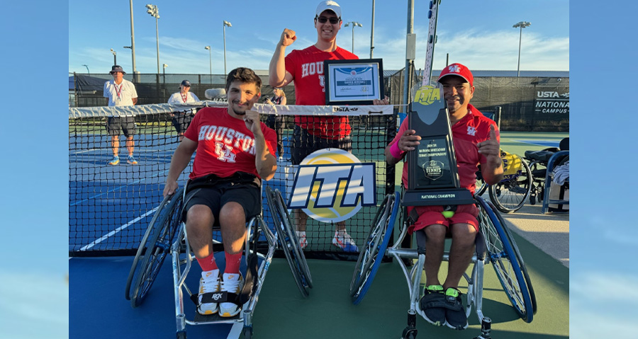 UH Wins National Wheelchair Tennis Championship