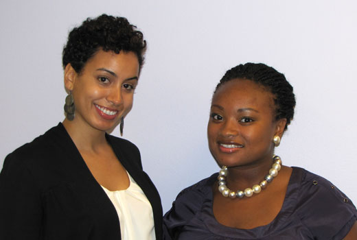 Hannah McConn and Randryia Houston, African American Studies
