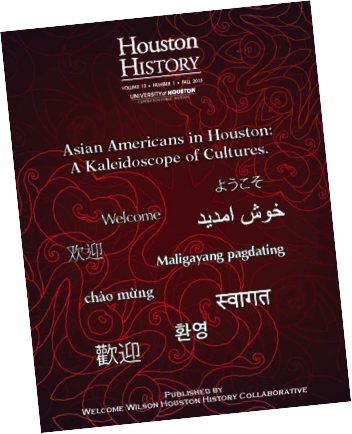 Houston History Magazine Front cover