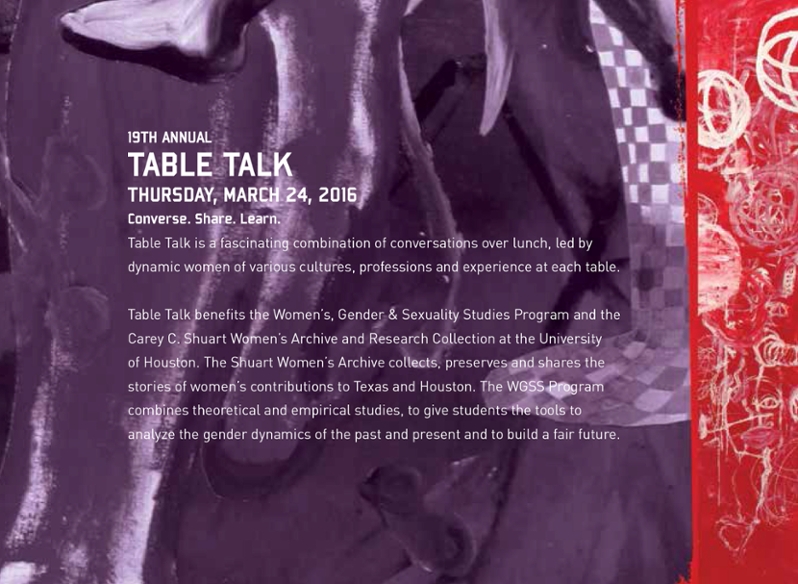 Table Talk 2016 - Invitation What