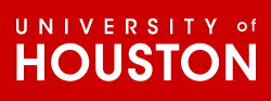UH Logotype Resersed Red without Tagline