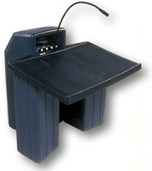 powered podium