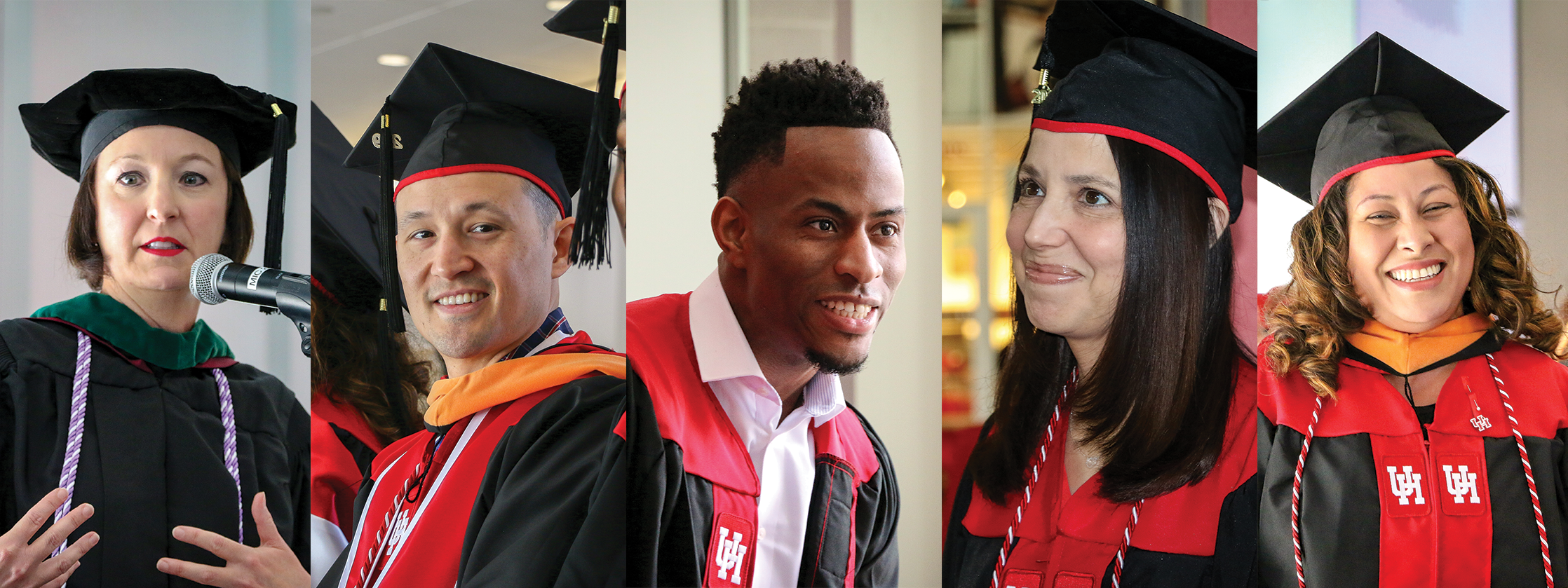Banner for CON graduates at 2019 spring commencement