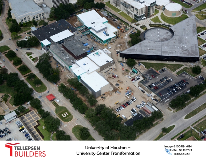 University Center, aerial view