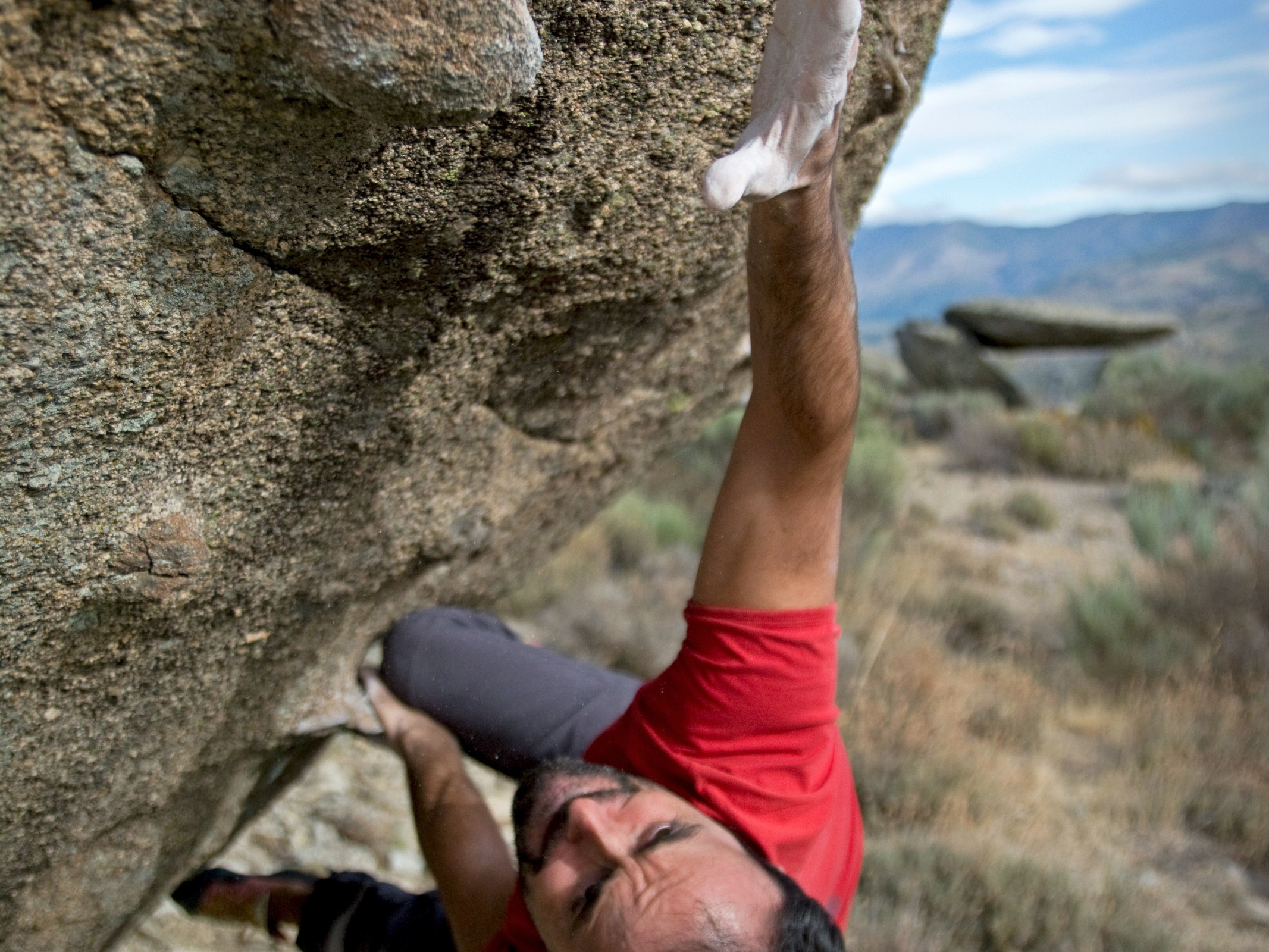 Rock climbing
