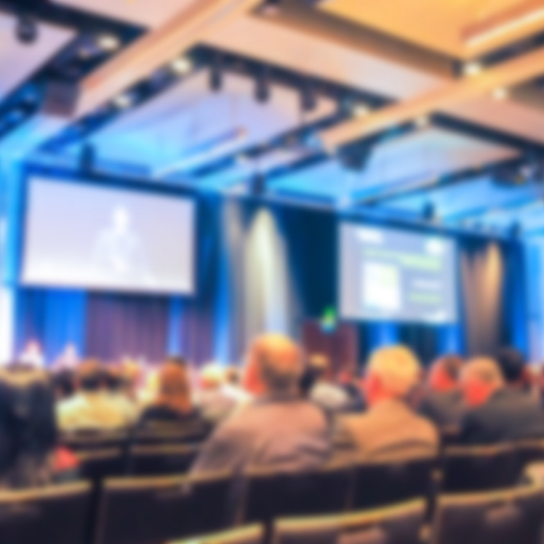 Abstract blur Business Conference and Presentation