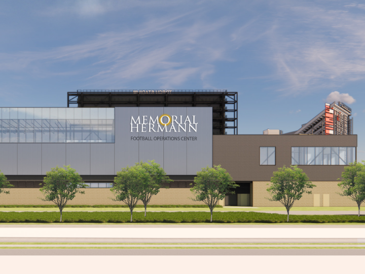 Conceptual rendering of Memorial Hermann Football Operations Center