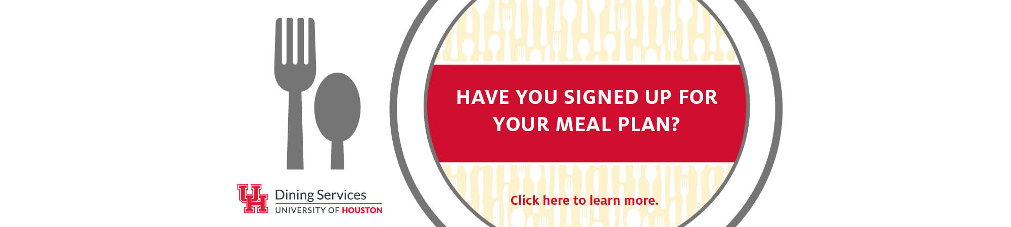 Sign up for your meal plan