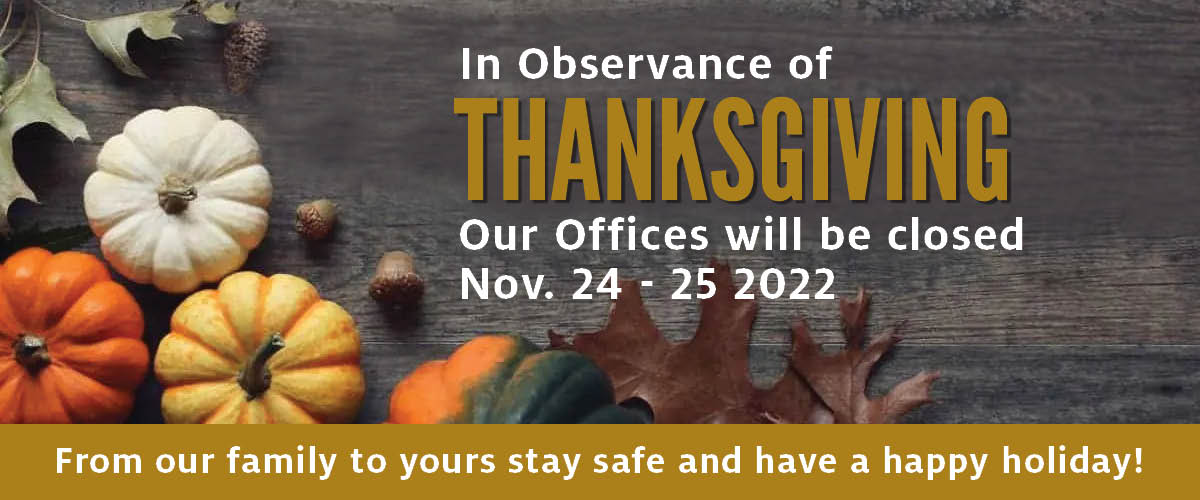 closed for thankgiving 24-25