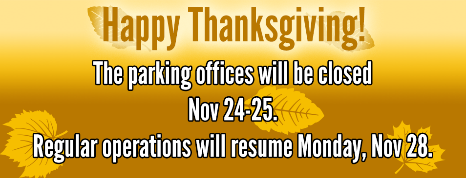 Thanksgiving holiday office will be closed
