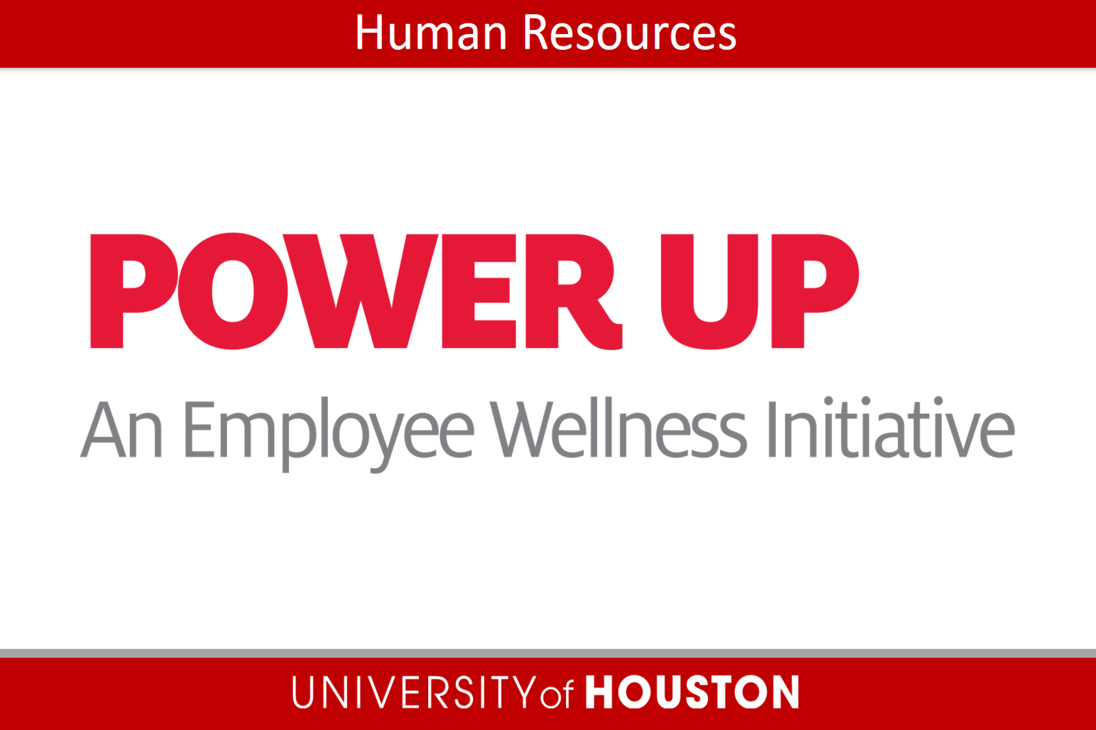 Human Resources POWER UP Employee Wellness 