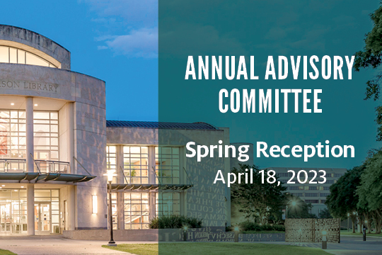 A&F Annual Advisory Committee Program Set for April 18 