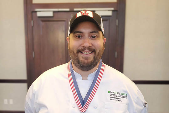 UH Dining Chef Chad McDonald Wins Regional Cooking Competition