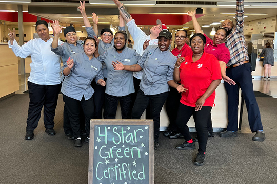 Cougar Woods Dining Commons Earns 4-Star GRA Certification