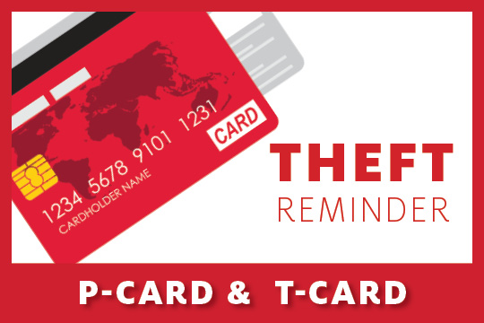 Reminder to Secure Your P&T Cards 