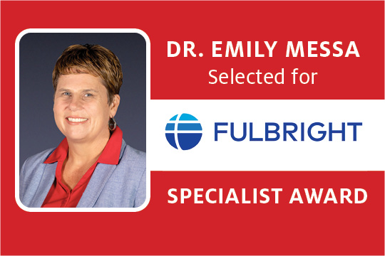 Dr. Emily Messa Receives Fulbright Specialist Award to Kuwait at American University of Kuwait