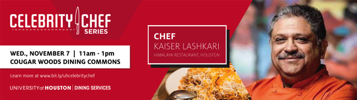 UH Dining Hosts Kaiser Lashkari in Celebrity Chef Event