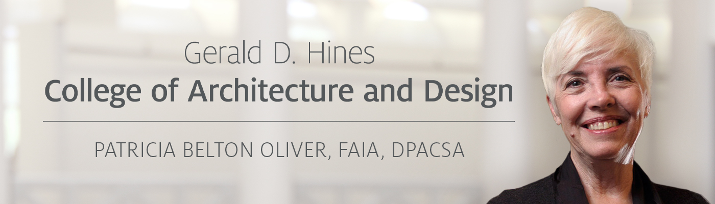 A Message from Dean Patricia Belton Oliver, FAIA, DPACSA