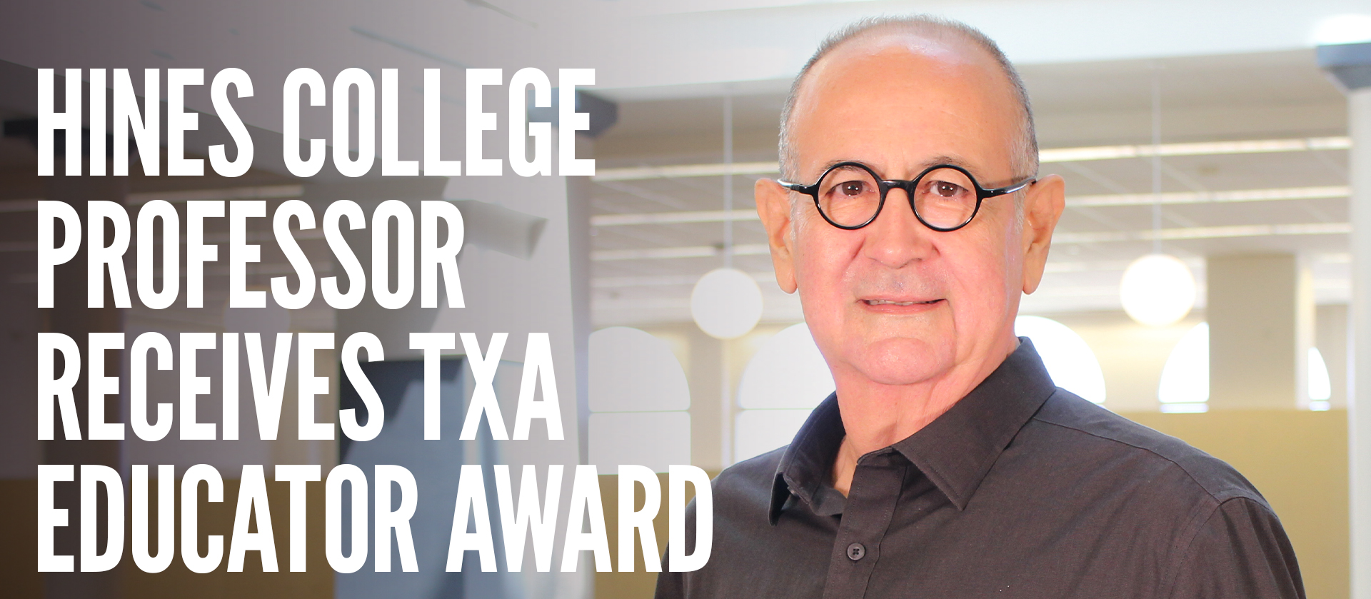 Hines College Professor Receives Texas Society of Architects Educator Award