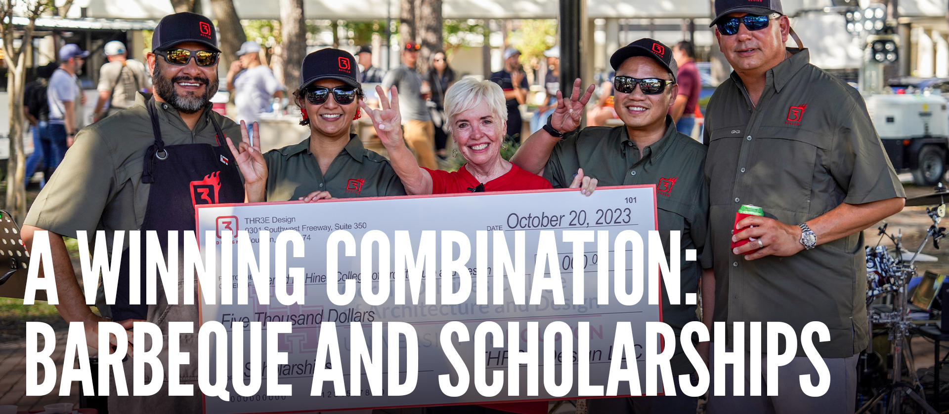 A WINNING COMBINATION: BARBEQUE AND SCHOLARSHIPS