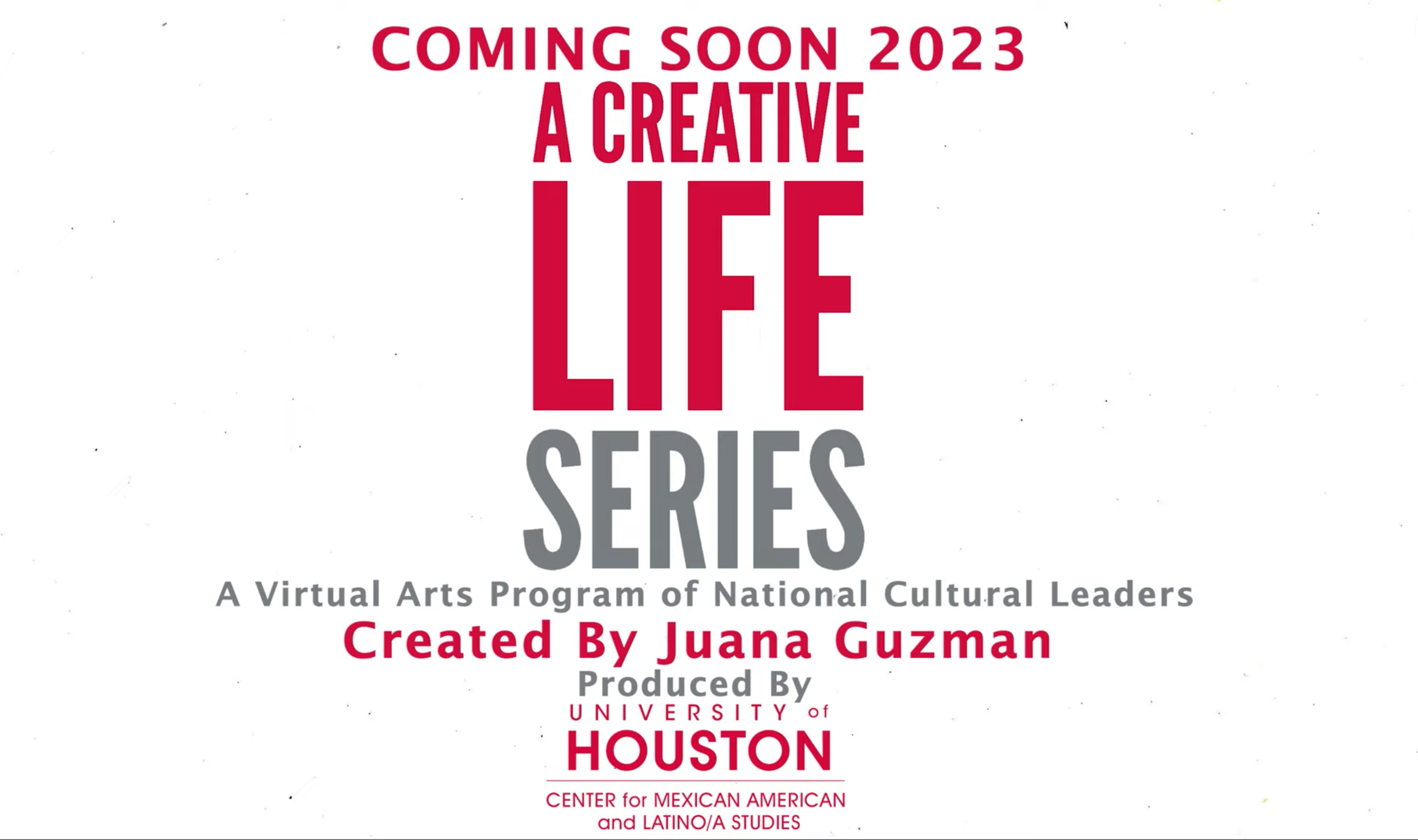 Creative Life Series Announcement