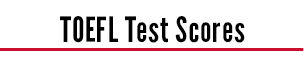 TOEFL Test Scores