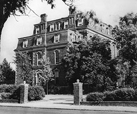 Photo of the original building at Howard University College of Medicine