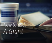 How to add a grant