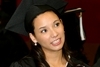 An HHP student at Commencement 2009 
