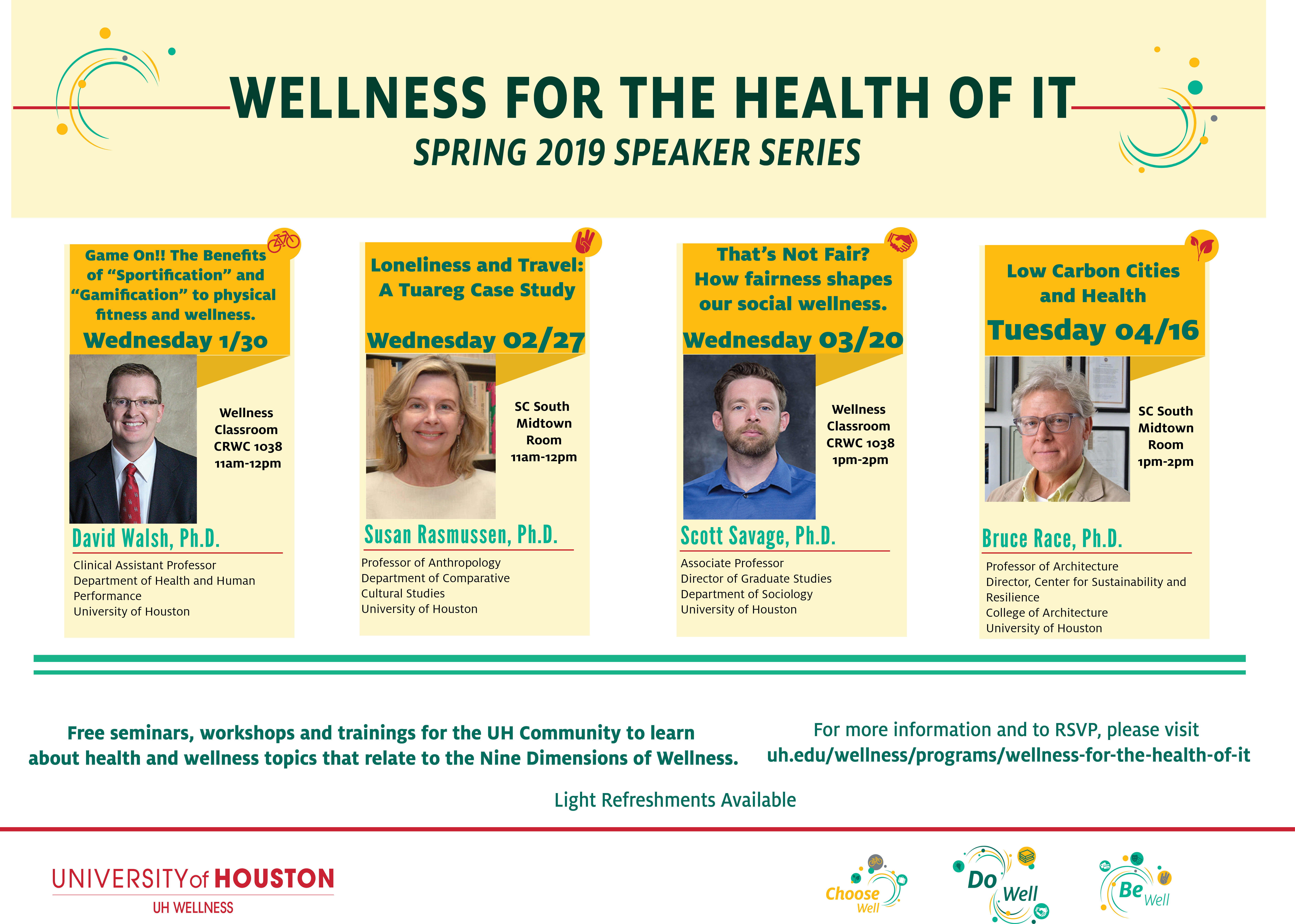 Dr. David Walsh UH wellness speaker series