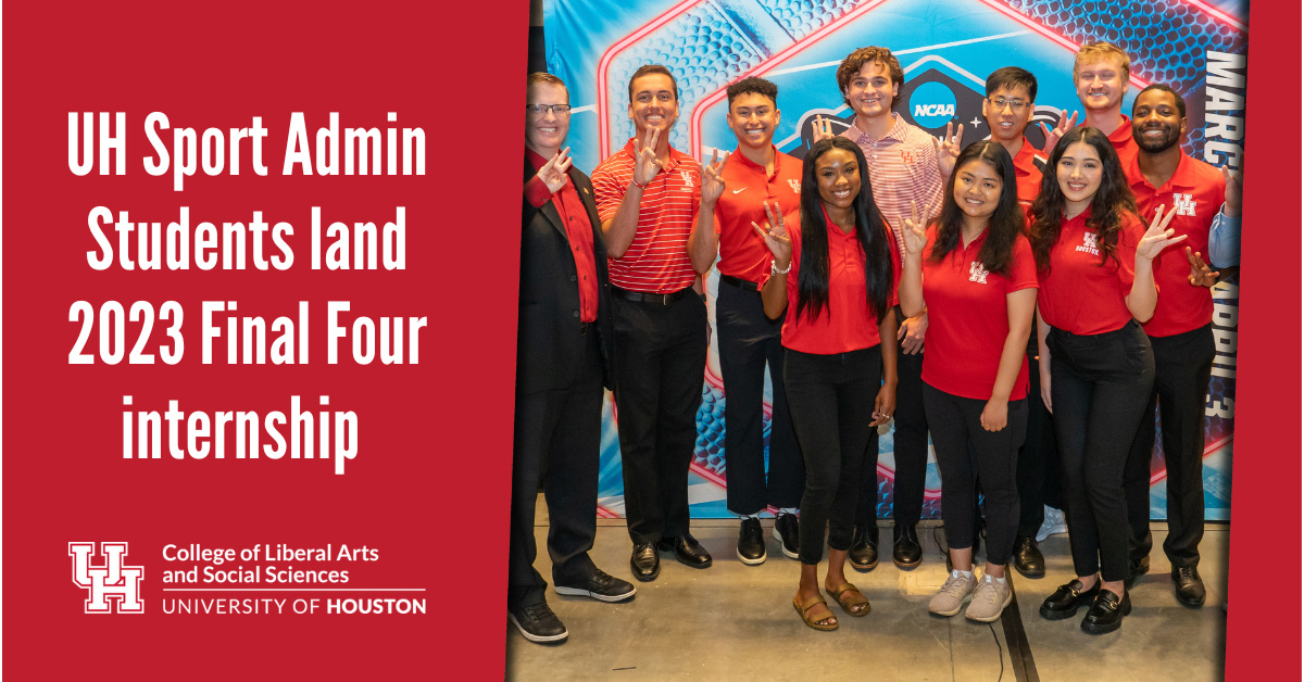 HHP students support 2023 Final Four University of Houston