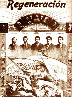 Cover of Regeneracion newspaper, September 1910 (Pitzer College)