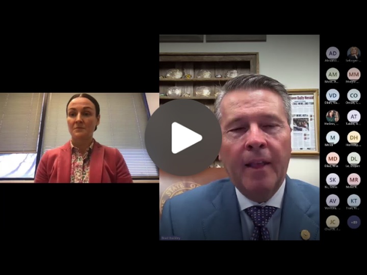 Webinar with Rep. Brad Buckley on the TX State Legislature