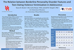 NASSPD 2013: The Relation between Borderline Personality Disorder Features and Teen Dating Violence Victimization in Adolescence