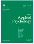 Journal of Applied Psychology - front cover