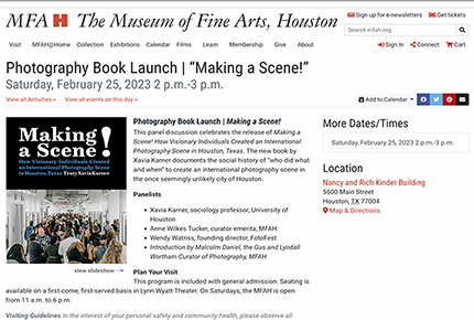 Photography Book Launch | “Making a Scene!”
