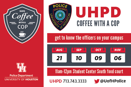 UHPD Set Fall Dates for Coffee with a Cop