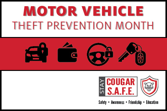 Motor Vehicle Theft Prevention Month