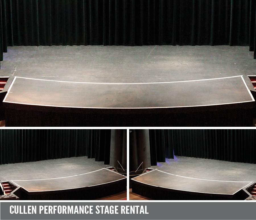 Cullen Performance Hall Stage Rental
