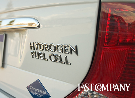 Photo of hydrogen fuel cell vehicle
