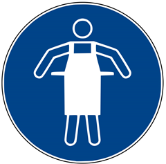 lab apron safety symbol