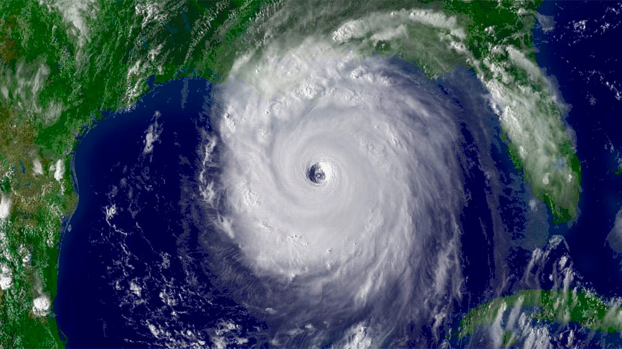 top of hurricane