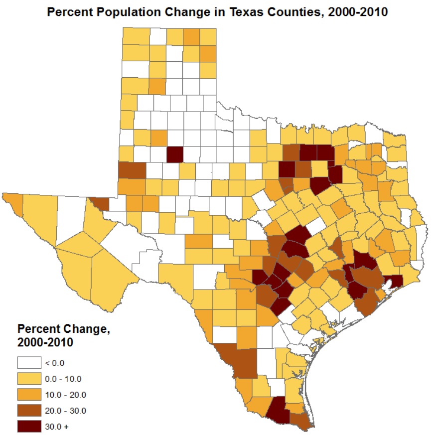 County Population Change