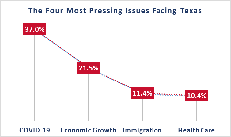 Graphic: the four most pressing issues facing Texas