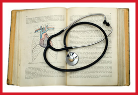 Open Book & Stethoscope