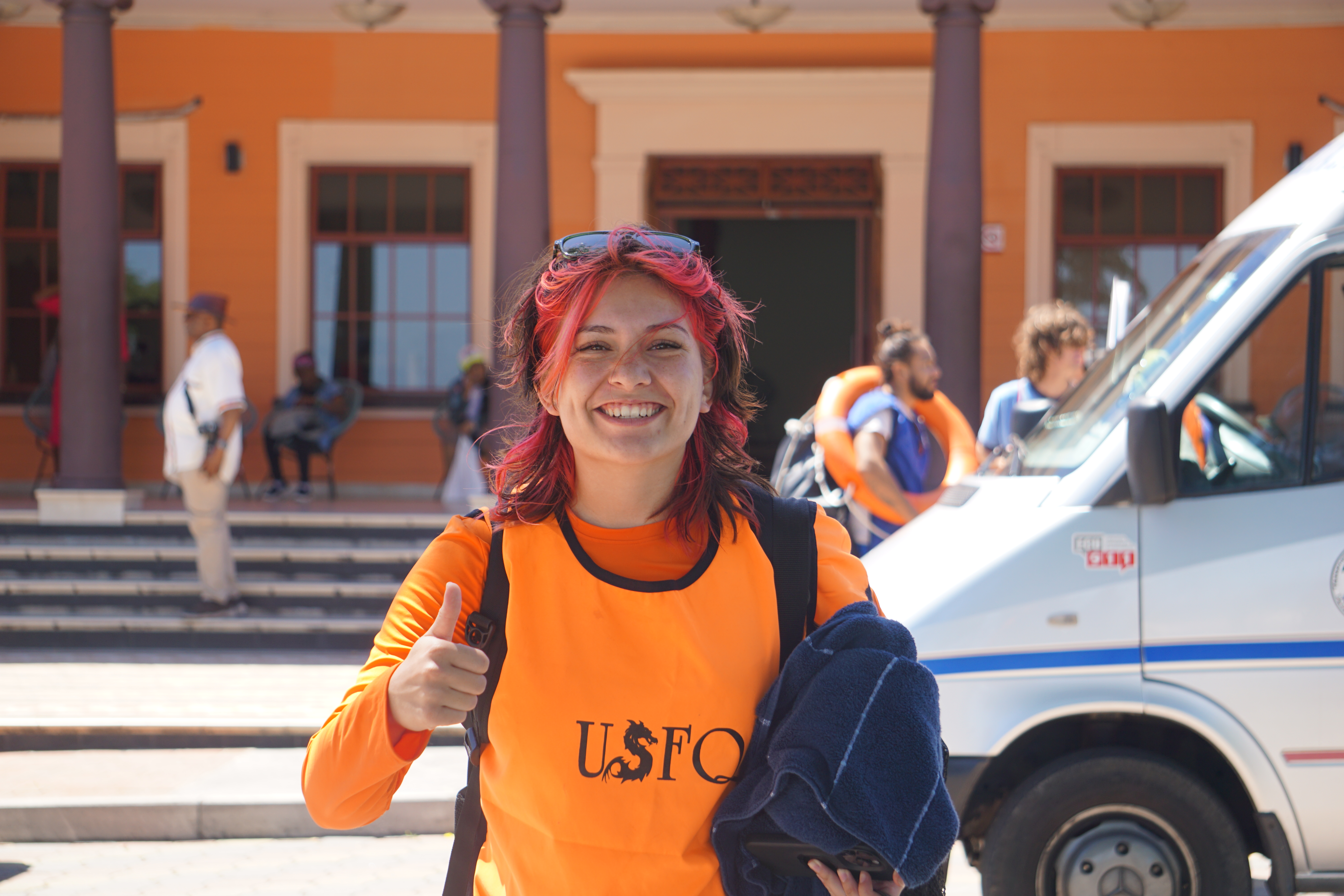 student in galapagos islansds