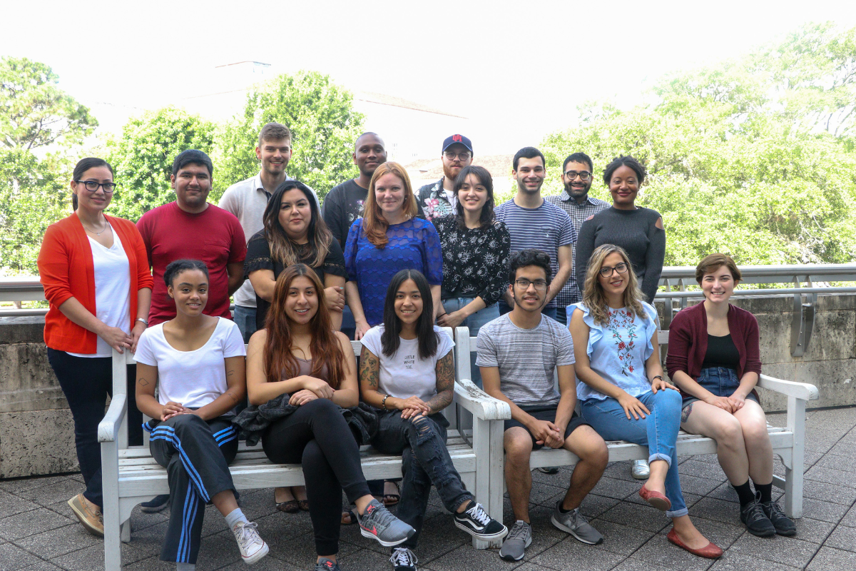group photo of the 2018 Mellon Scholars cohort