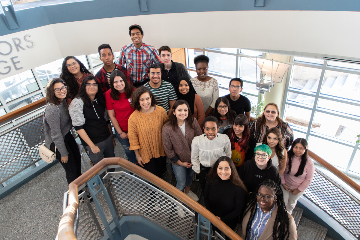 group photo of the 2020 Mellon Scholars cohort