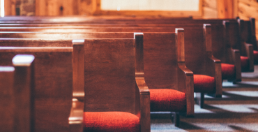 Photo of church pew