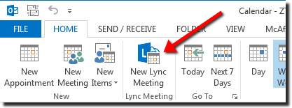 scheduling a skype meeting in outlook for mac